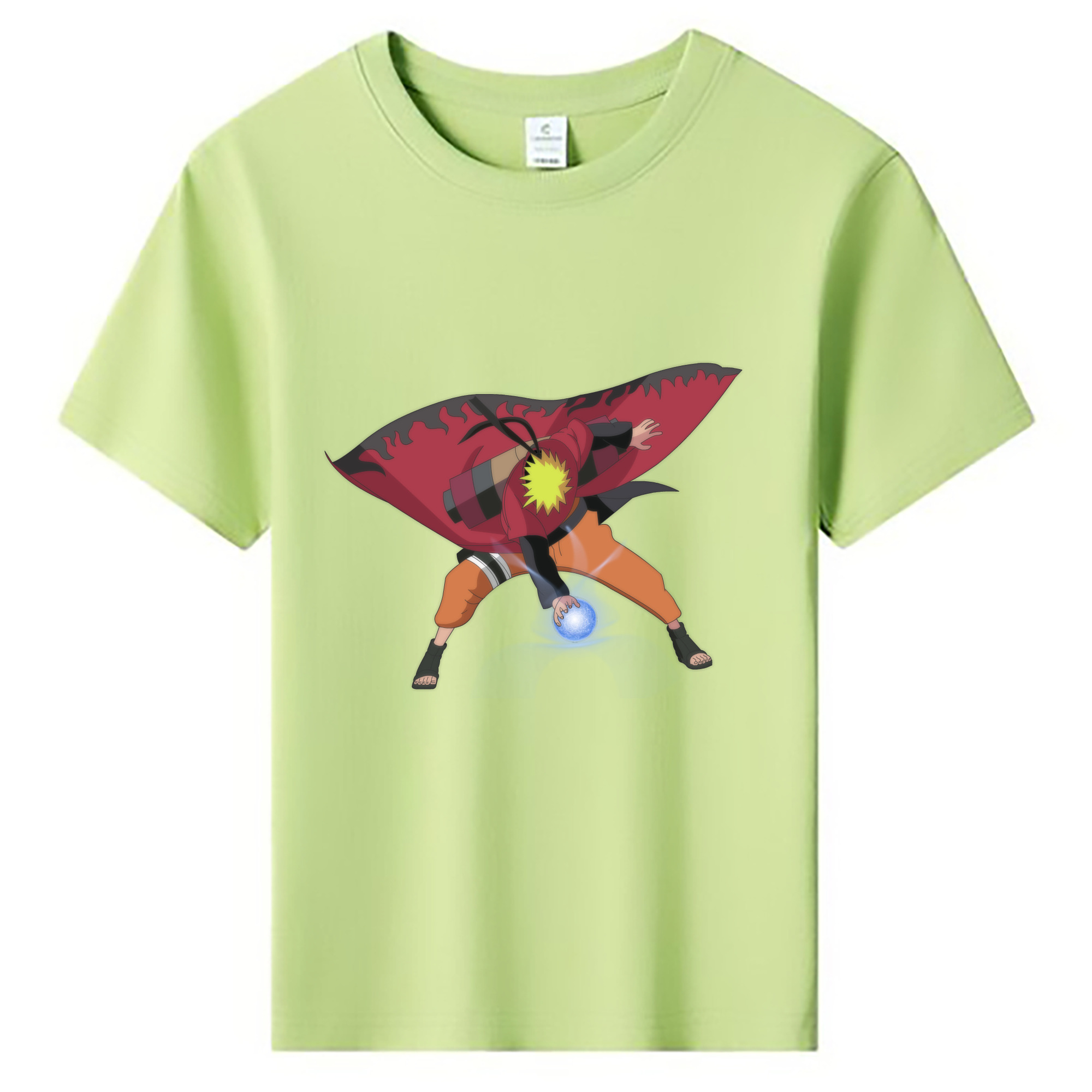 （画像用） NARUTO -ナルト- うずまき ナルト Uzumaki Naruto 綿100％キッズTシャツ（フロントプリント）